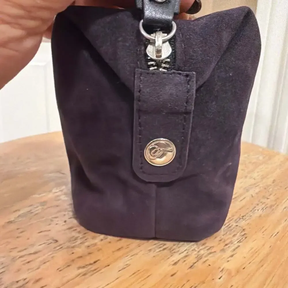 Temperley London British Airways First Class Suede Toiletry Cosmetic Wash Bag